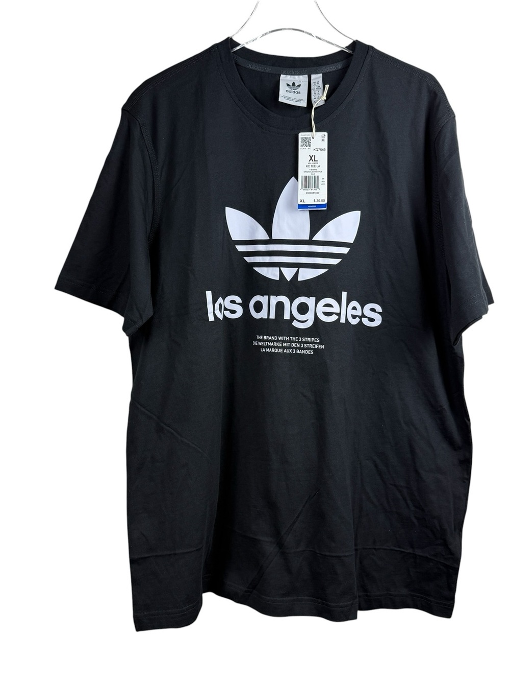 Adidas Originals Los Angeles Black T-Shirt Men’s Size XL NWT